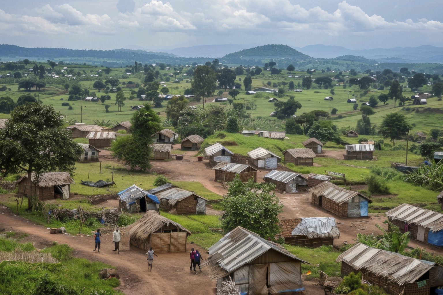 diverse people refugee camps